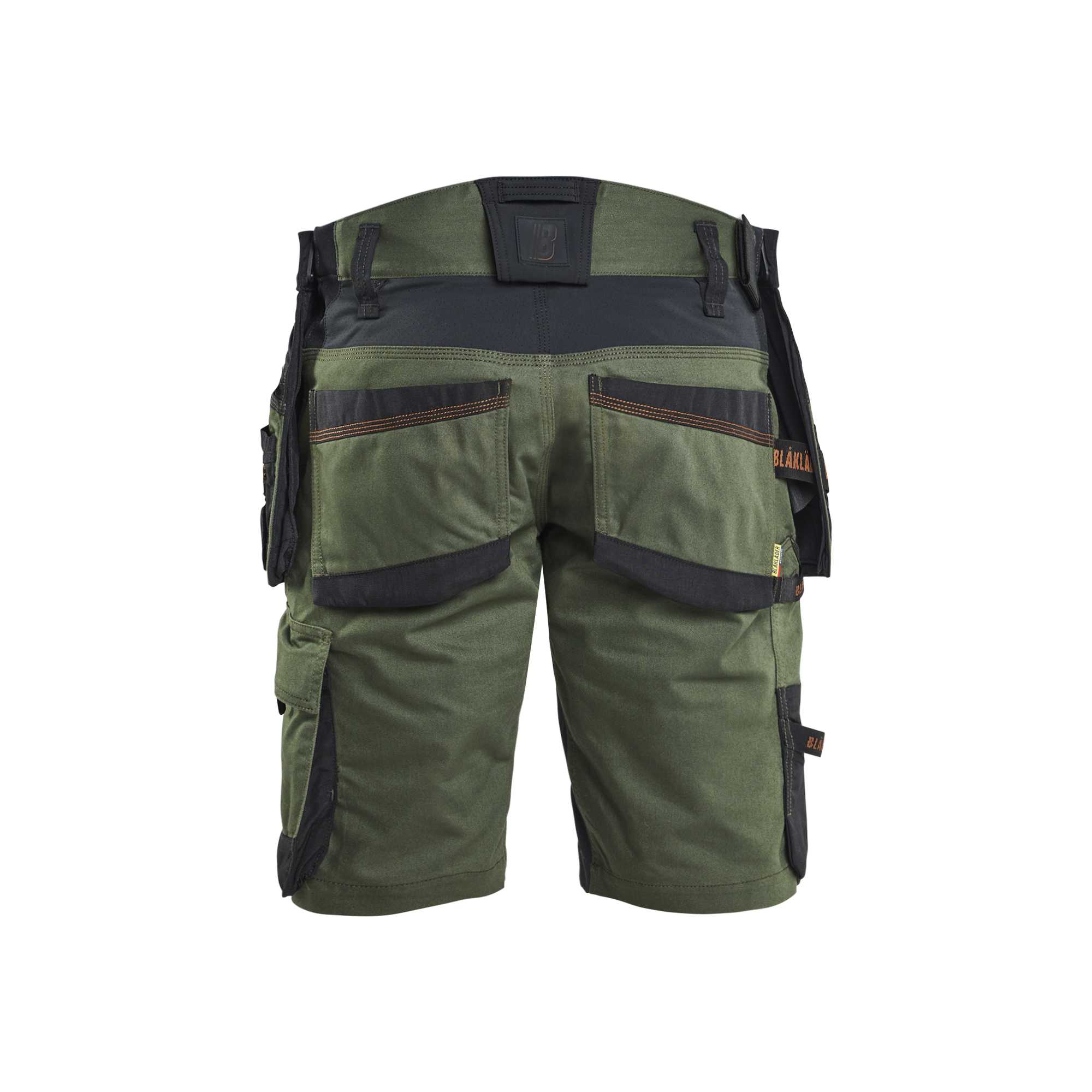 BLAKLADER 19721149 | STRIKER Craftsman Shorts with stretch Work Shorts Men - CORDURA Denim